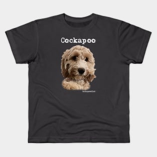 Golden Apricot Cockapoo / Spoodle and Doodle Dog Kids T-Shirt